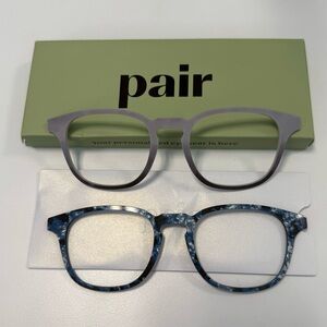 Pair eyewear set of two toppers for Otis frames